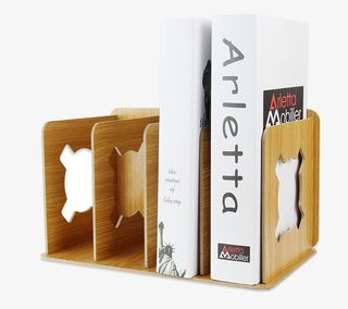 楠竹桌面书挡免抠