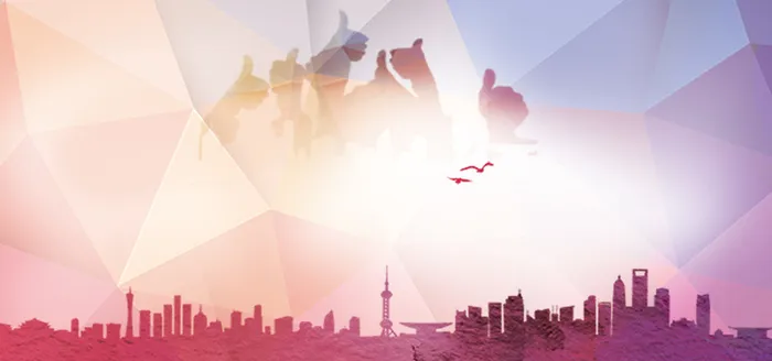 青春人物剪影背景高清