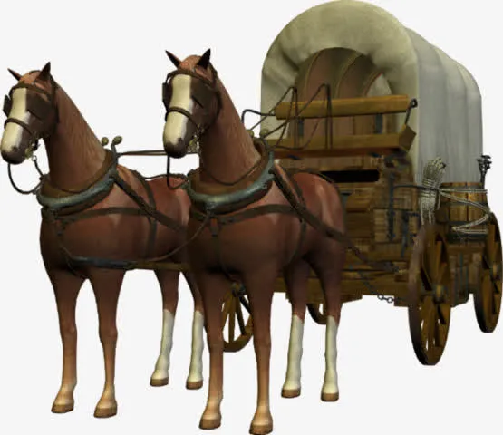 古典马车免抠
