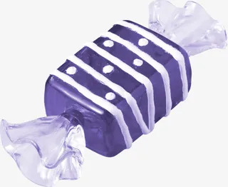 长方形糖果免抠