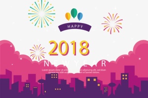 新年夜小镇免抠