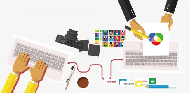 矢量商务科技背景