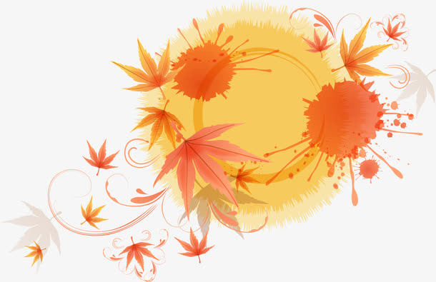 潮流花纹图案免抠