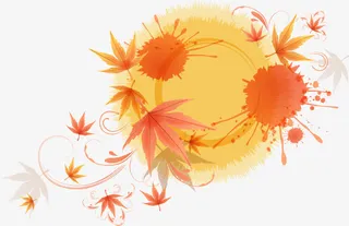 潮流花纹图案免抠