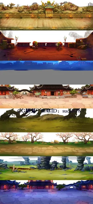 各种空地场景游戏截图免抠