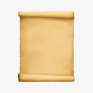 复古怀旧纸张卷纸免抠