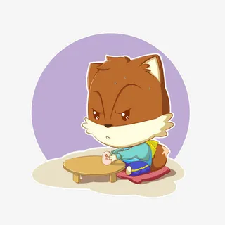 手绘卡通春分可爱卡通猫免抠