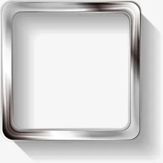 灰色金属边框免抠