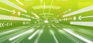 绿色箭头科技背景高清