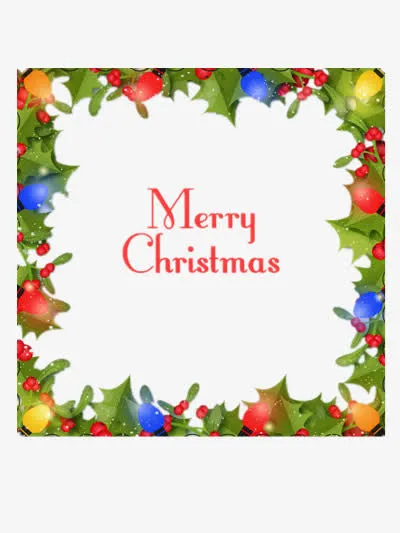 圣诞边框免抠