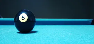创意台球九球黑八背景高清