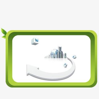 中国风科技方块免抠