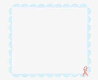 卡通蝴蝶结边框免抠