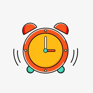 线性风格时钟免抠