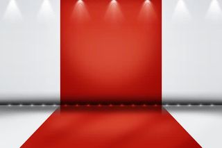 红地毯灯光背景