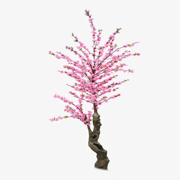 可爱手绘樱花树免扣素材免抠