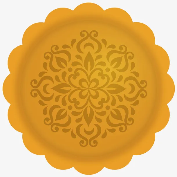 花纹月饼免抠