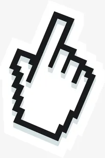 鼠标手势点击指针免抠