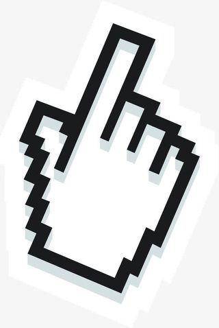 鼠标手势点击指针免抠