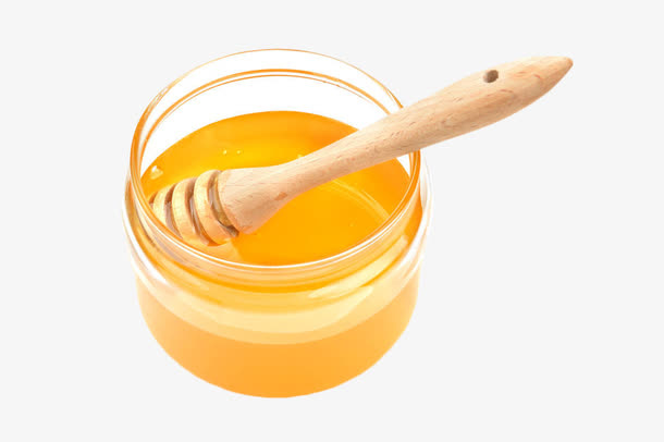 杯子里的蜂蜜糖浆免抠