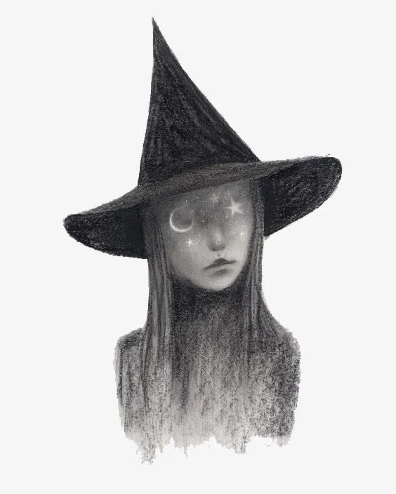 女巫插画免抠