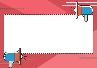 学校通知卡通展板高清