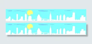 美丽的世界名胜古迹剪影高清