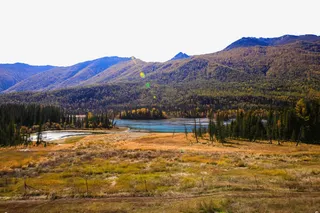 白哈巴村风景图免抠