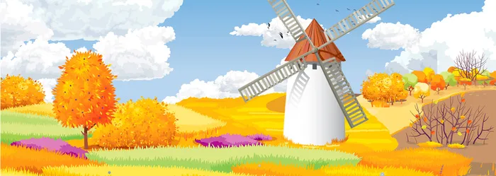 秋季麦田丰收金秋banner高清