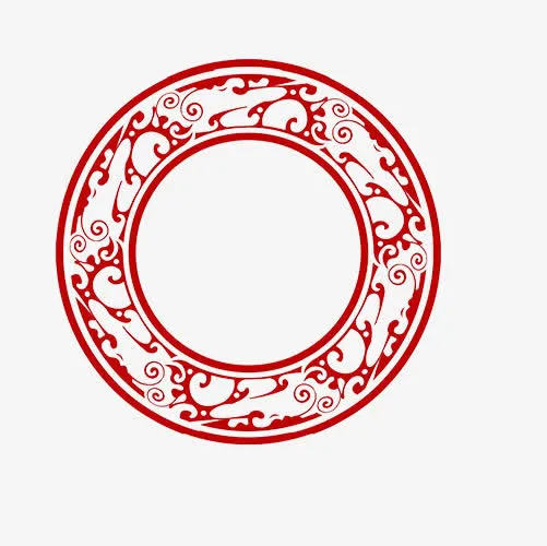 古典镂空窗花免扣素材免抠