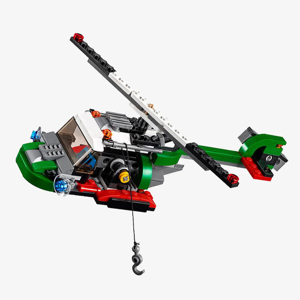 乐高飞机玩具免抠