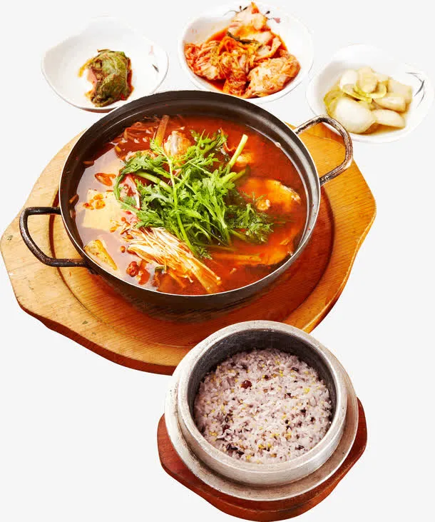 韩国辣汤火锅免抠