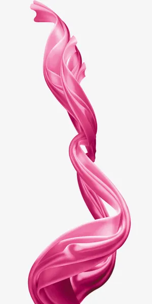 节日红色飘带免抠