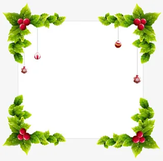 圣诞边框免抠