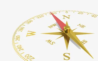 高清指南针图片免抠