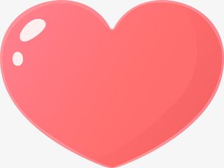 粉红色的爱心免抠