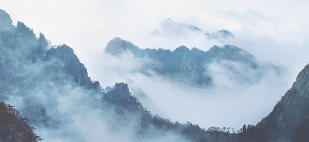 山水画，水墨画元素，淘宝素材，免抠