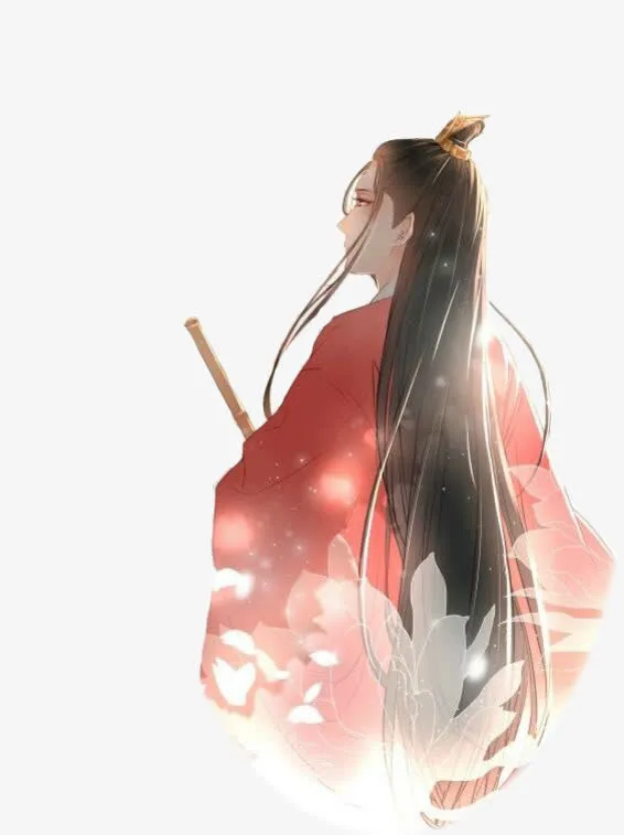 古风刺客慕容离免抠手绘/卡通手绘元素