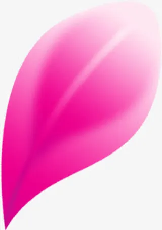 模糊粉色手绘花瓣七夕情人节免抠