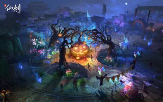 万圣节南瓜复活召唤免抠