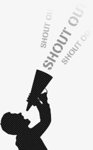 拿着喇叭喊话免抠