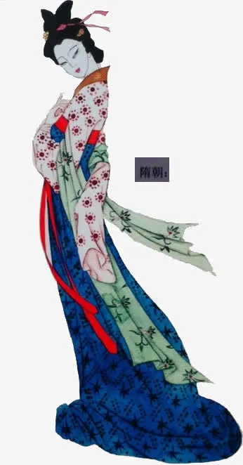 隋朝服饰免抠