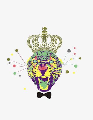 戴皇冠的老虎免抠