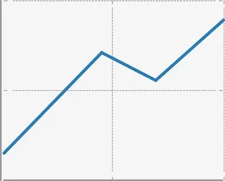 线条折叠走势图免抠