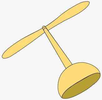 竹蜻蜓帽子免抠