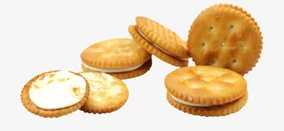 散落的夹心饼干免抠