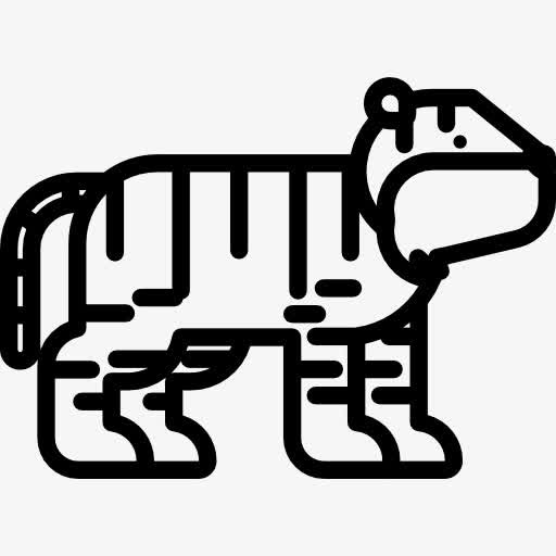 老虎图标免抠