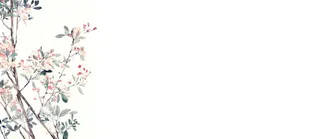 手绘古风小花背景高清