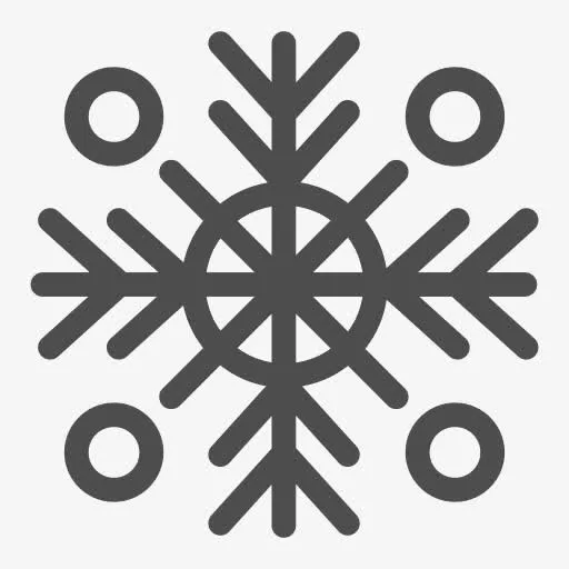 圣诞节云冷天空雪雪花冬天旅行图免抠