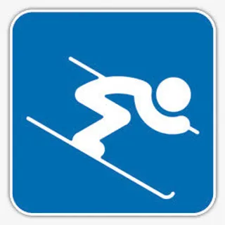 高山滑雪奥运会索契- 2014图标免抠